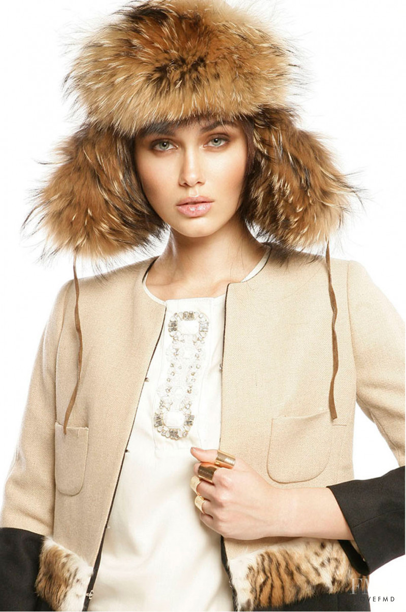 Victoria Bronova featured in  the Vilagallo lookbook for Autumn/Winter 2015