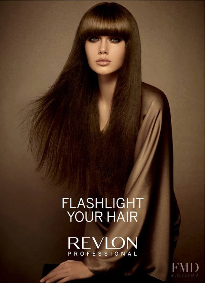 Victoria Bronova featured in  the Revlon advertisement for Spring/Summer 2015