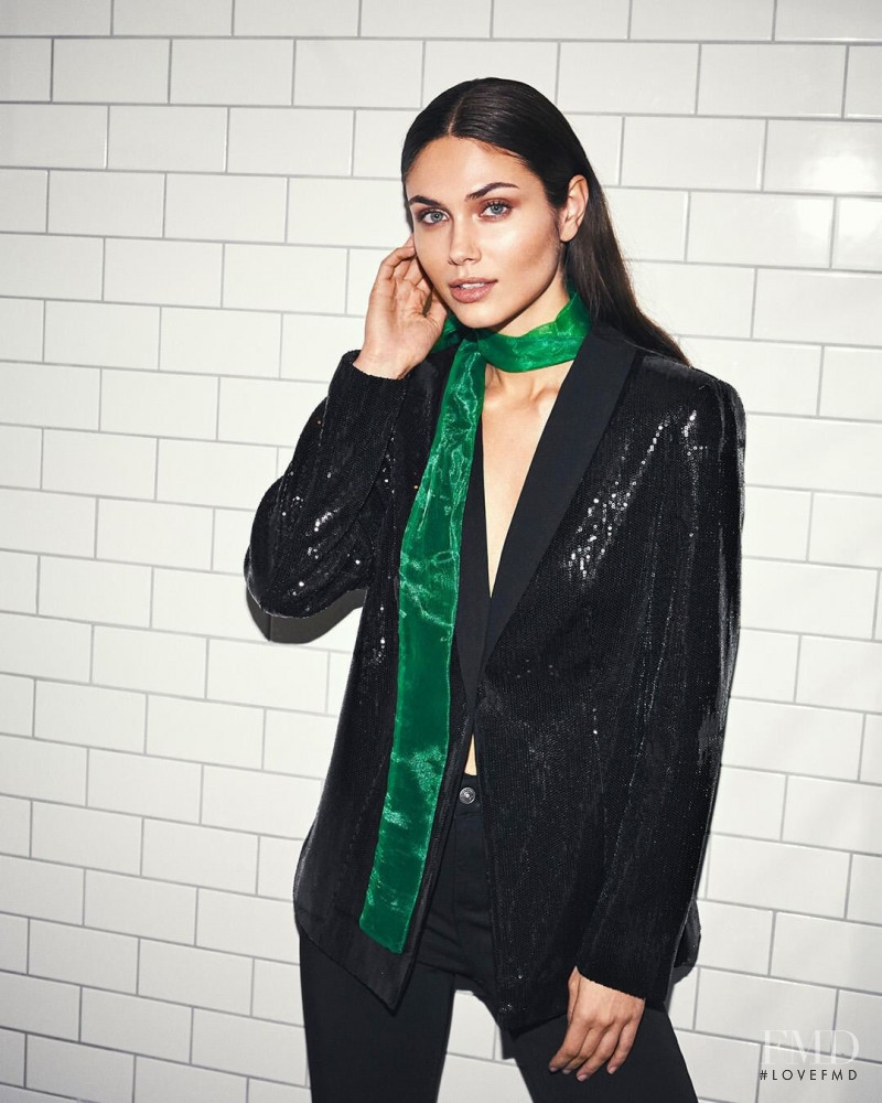 Victoria Bronova featured in  the Vero Moda advertisement for Christmas 2019