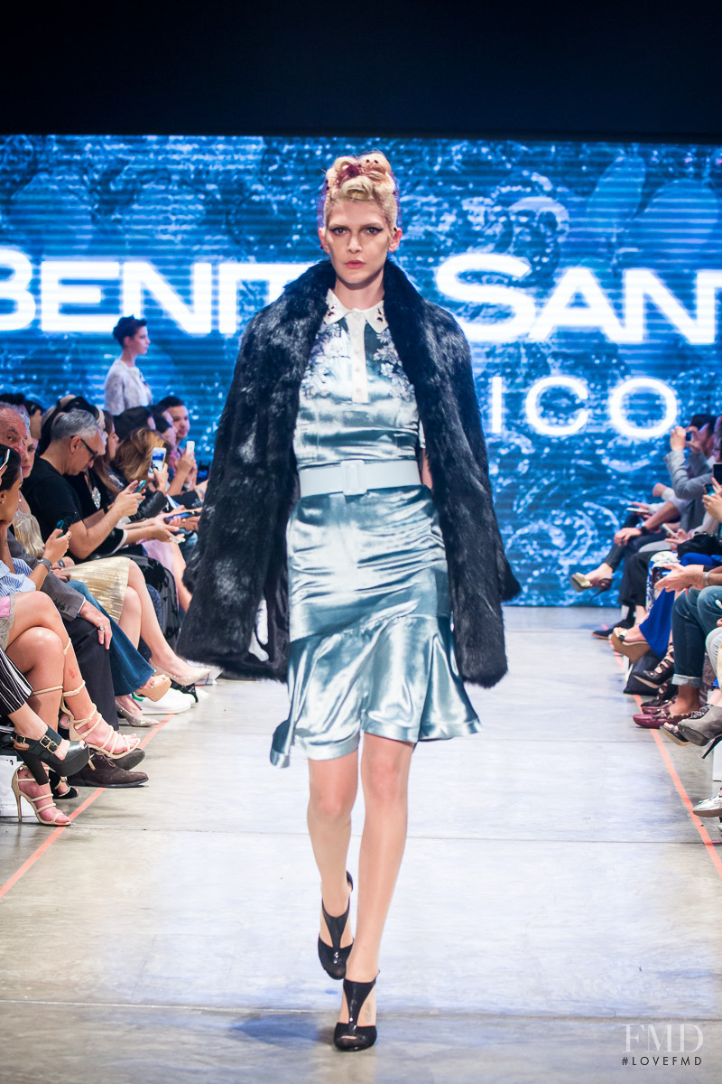 Marcelle Mazzini featured in  the Benito Santos fashion show for Autumn/Winter 2016