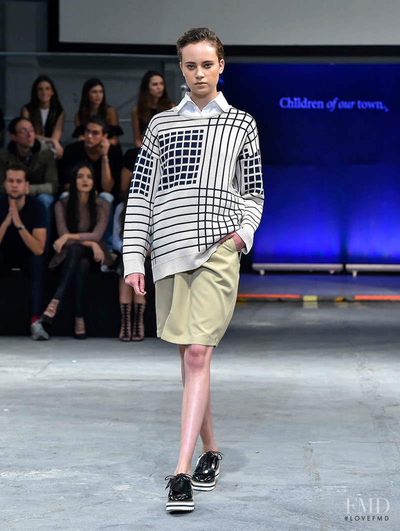 Sofia Duran featured in  the Children of Our Town fashion show for Autumn/Winter 2016