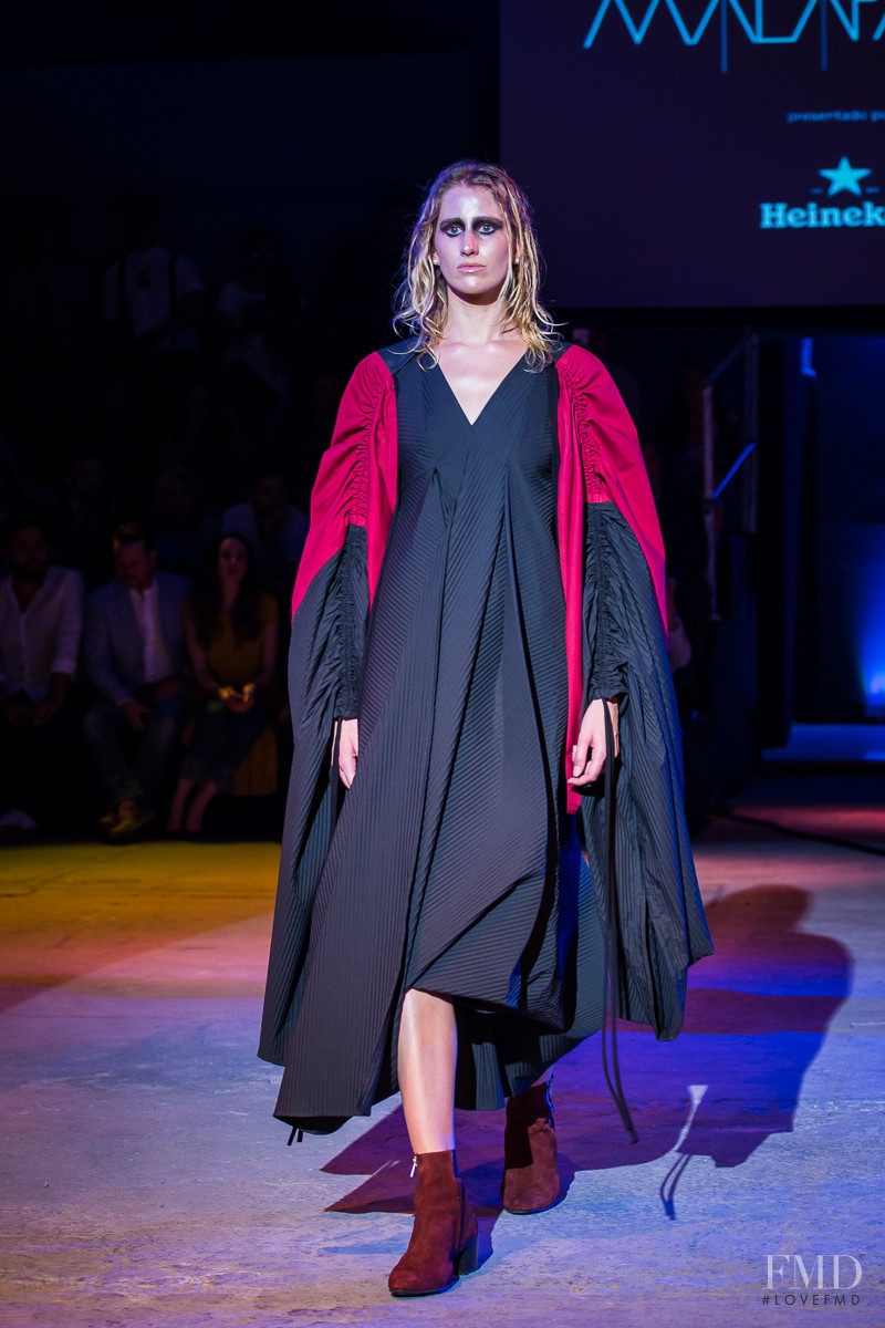 Milla Capdevielle featured in  the Malafacha fashion show for Autumn/Winter 2016