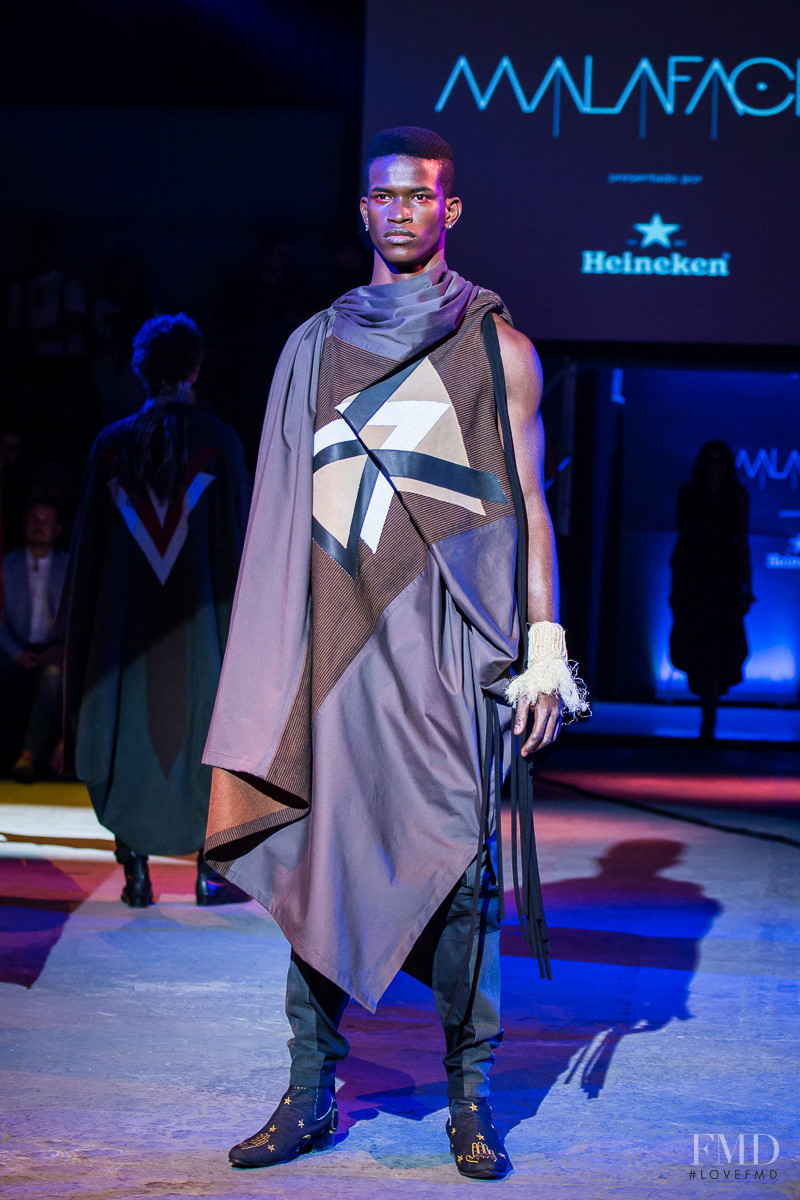 Salomon Diaz featured in  the Malafacha fashion show for Autumn/Winter 2016