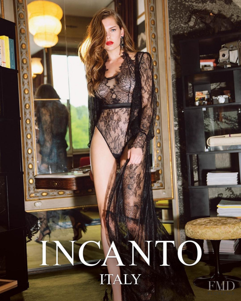 Solveig Mork Hansen featured in  the Incanto lookbook for Autumn/Winter 2018