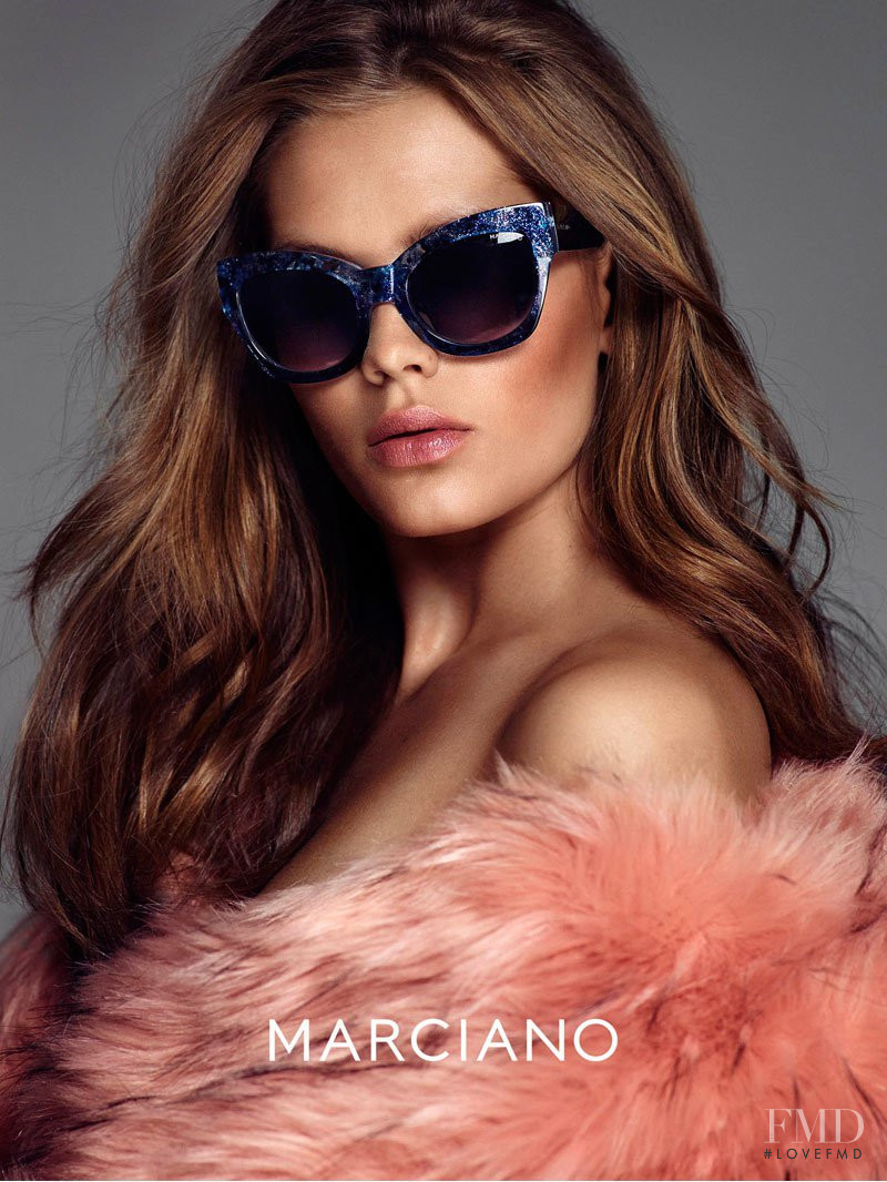 Solveig Mork Hansen featured in  the Marciano advertisement for Autumn/Winter 2014