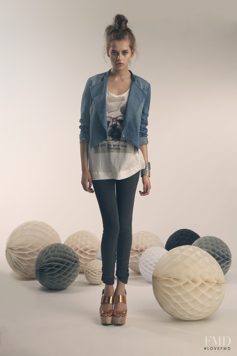 Solveig Mork Hansen featured in  the ICHI lookbook for Spring/Summer 2013