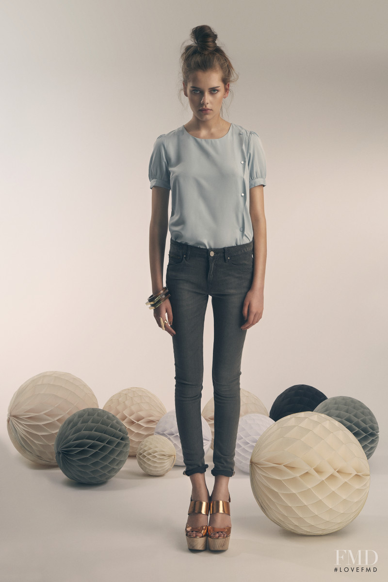 Solveig Mork Hansen featured in  the ICHI lookbook for Spring/Summer 2013