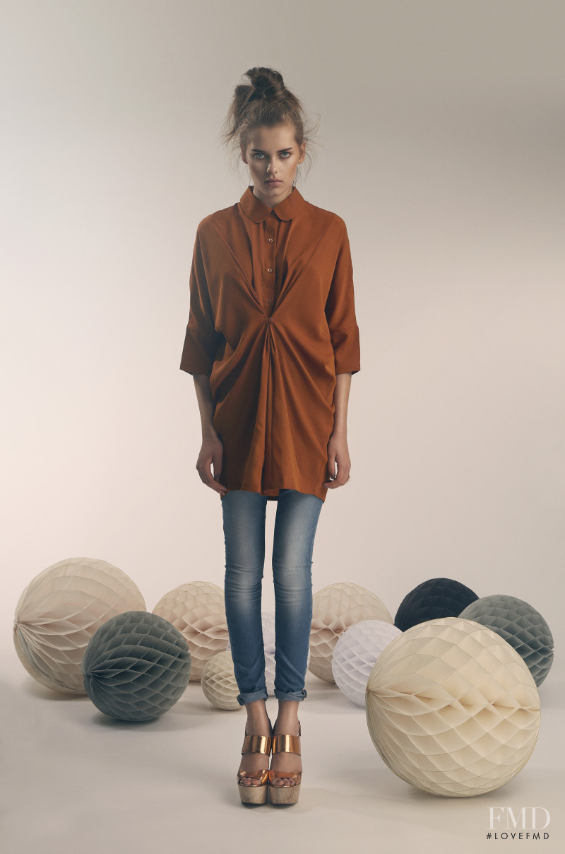 Solveig Mork Hansen featured in  the ICHI lookbook for Spring/Summer 2013