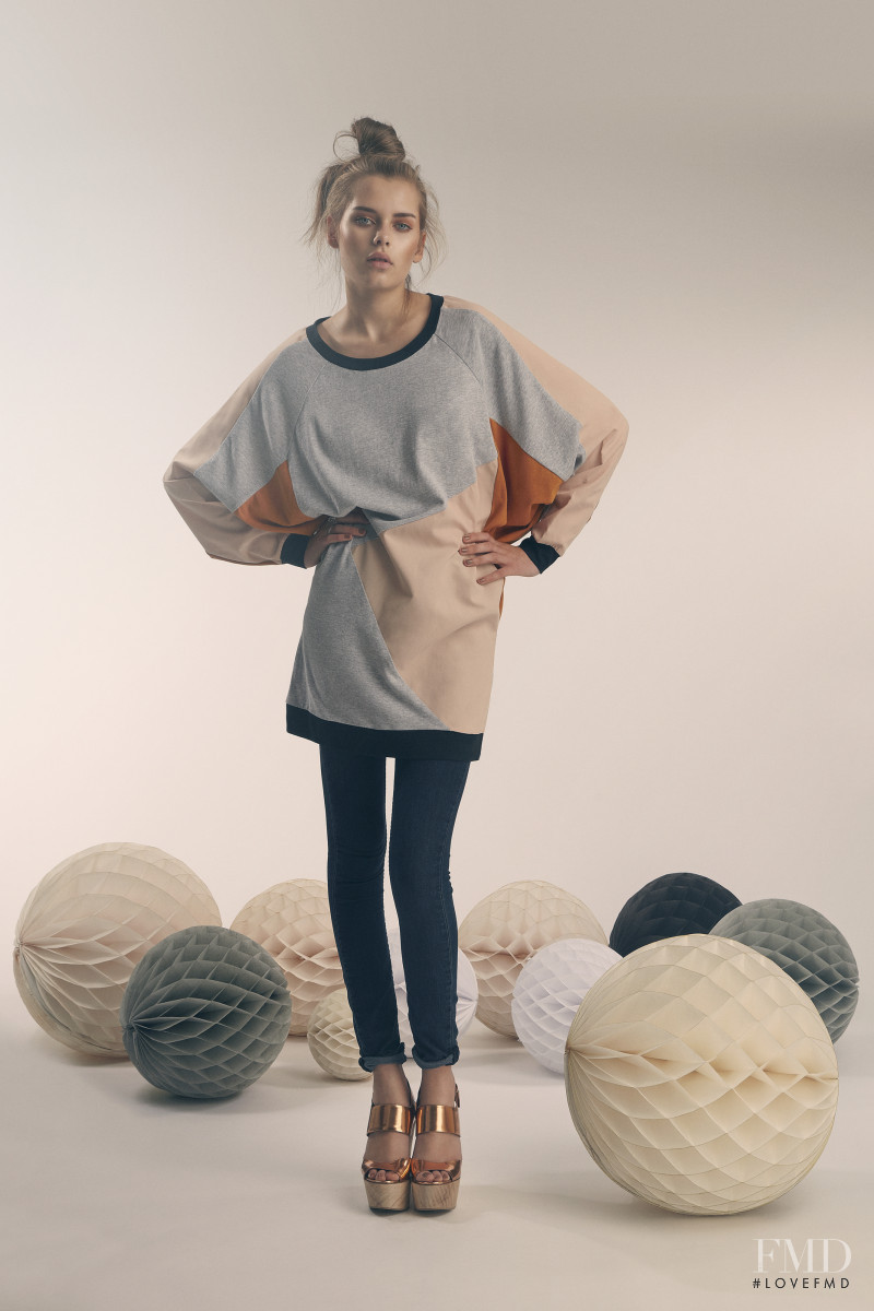 Solveig Mork Hansen featured in  the ICHI lookbook for Spring/Summer 2013