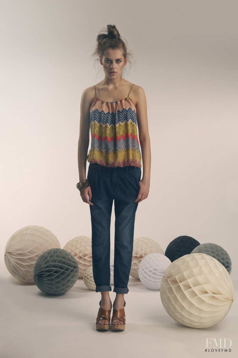 Solveig Mork Hansen featured in  the ICHI lookbook for Spring/Summer 2013