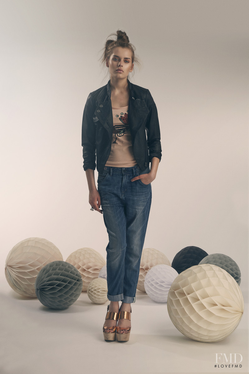 Solveig Mork Hansen featured in  the ICHI lookbook for Spring/Summer 2013