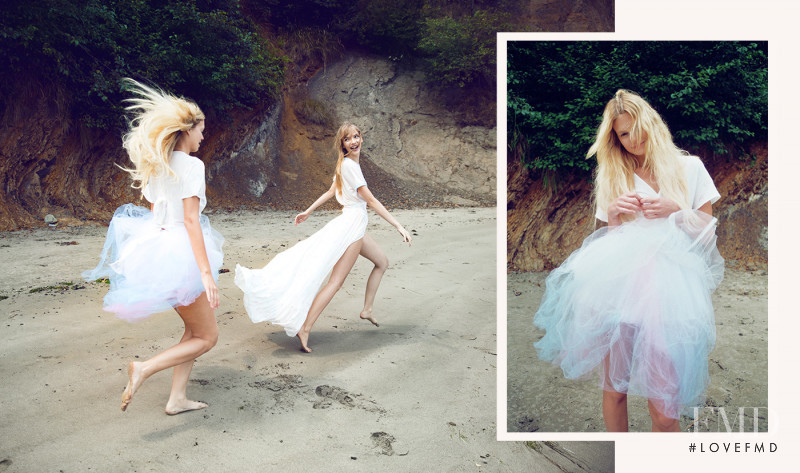 Allie Lewis featured in  the Wildfox A Wildfox Fairytale lookbook for Spring 2016