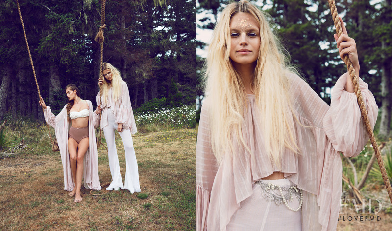 Nadine Leopold featured in  the Wildfox A Wildfox Fairytale lookbook for Spring 2016