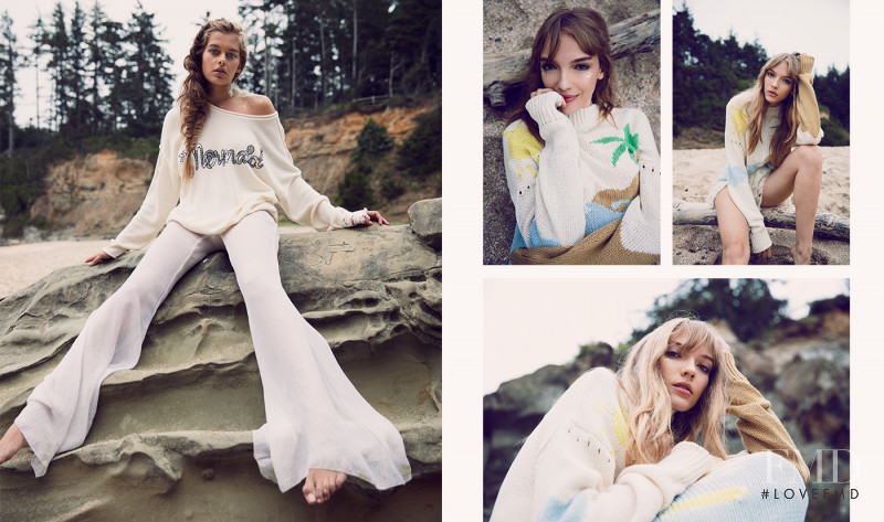 Allie Lewis featured in  the Wildfox A Wildfox Fairytale lookbook for Spring 2016