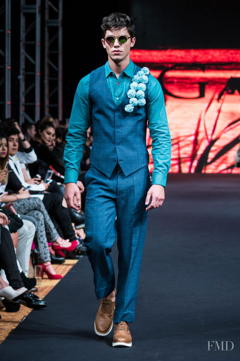 Alejandro Acosta featured in  the Galo Bertin fashion show for Spring/Summer 2017