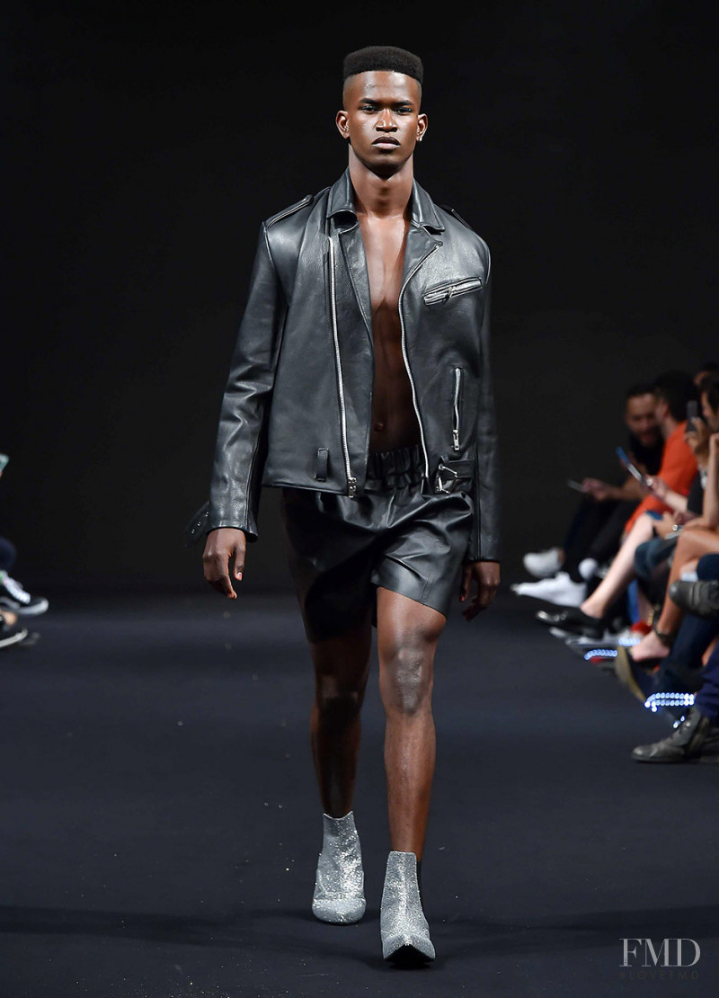 Salomon Diaz featured in  the Mancandy fashion show for Spring/Summer 2017