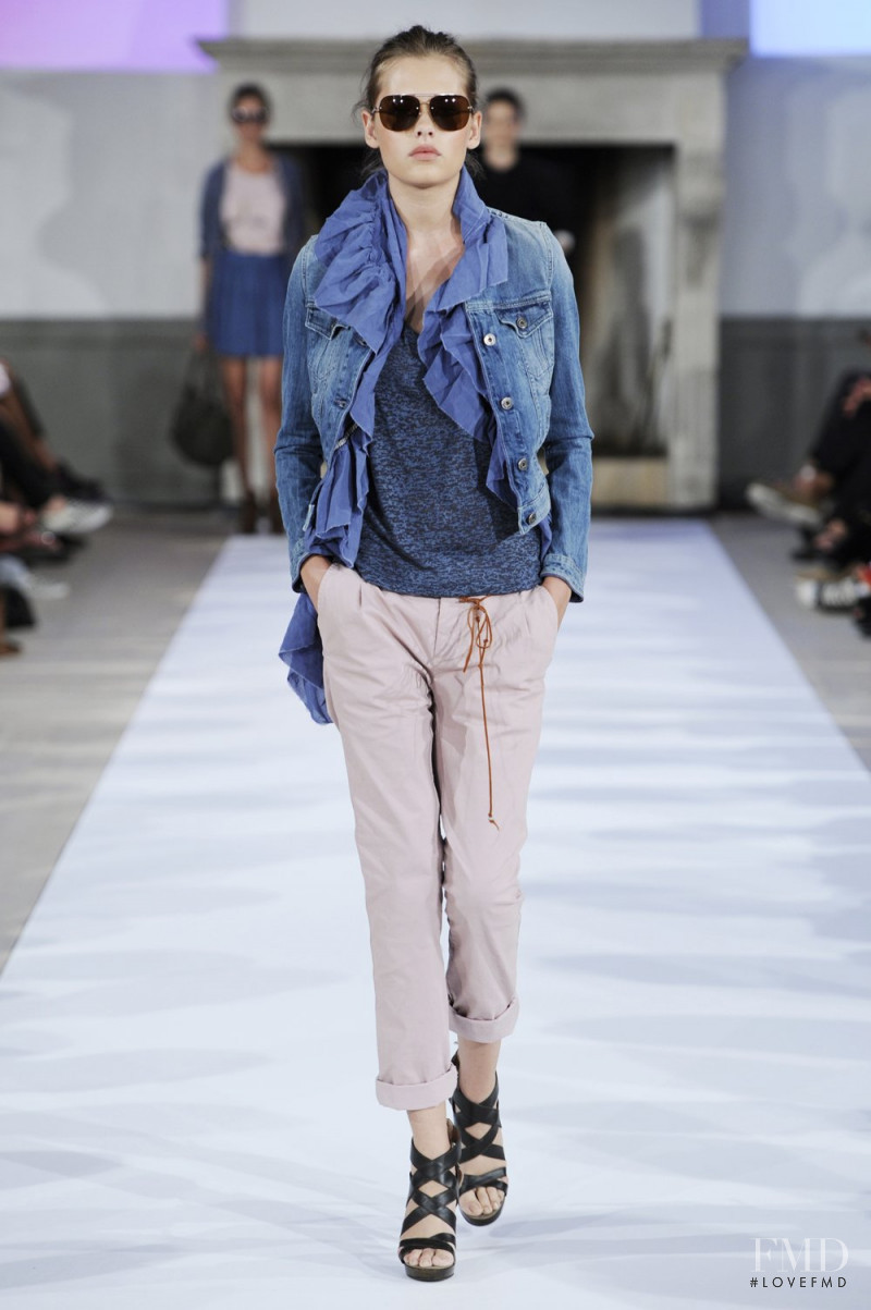 Solveig Mork Hansen featured in  the Hugo Boss fashion show for Spring/Summer 2012