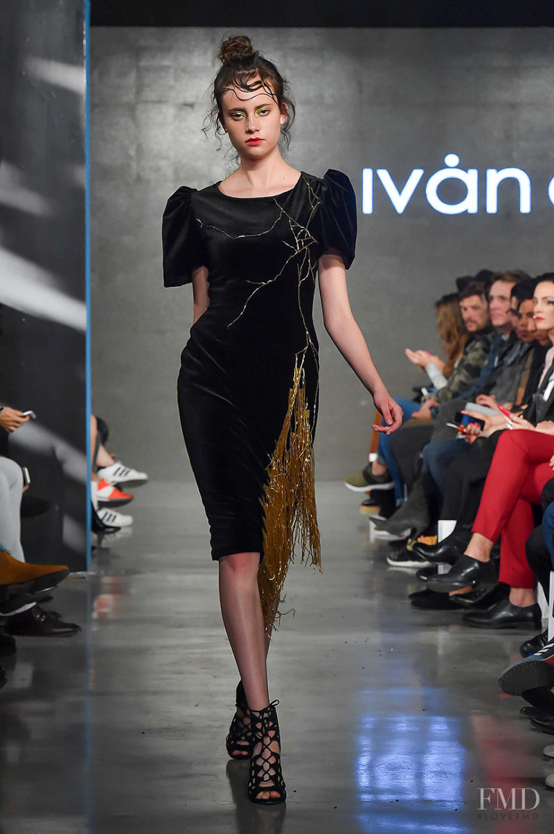 Sofia Duran featured in  the Ivan Avalos fashion show for Spring/Summer 2017