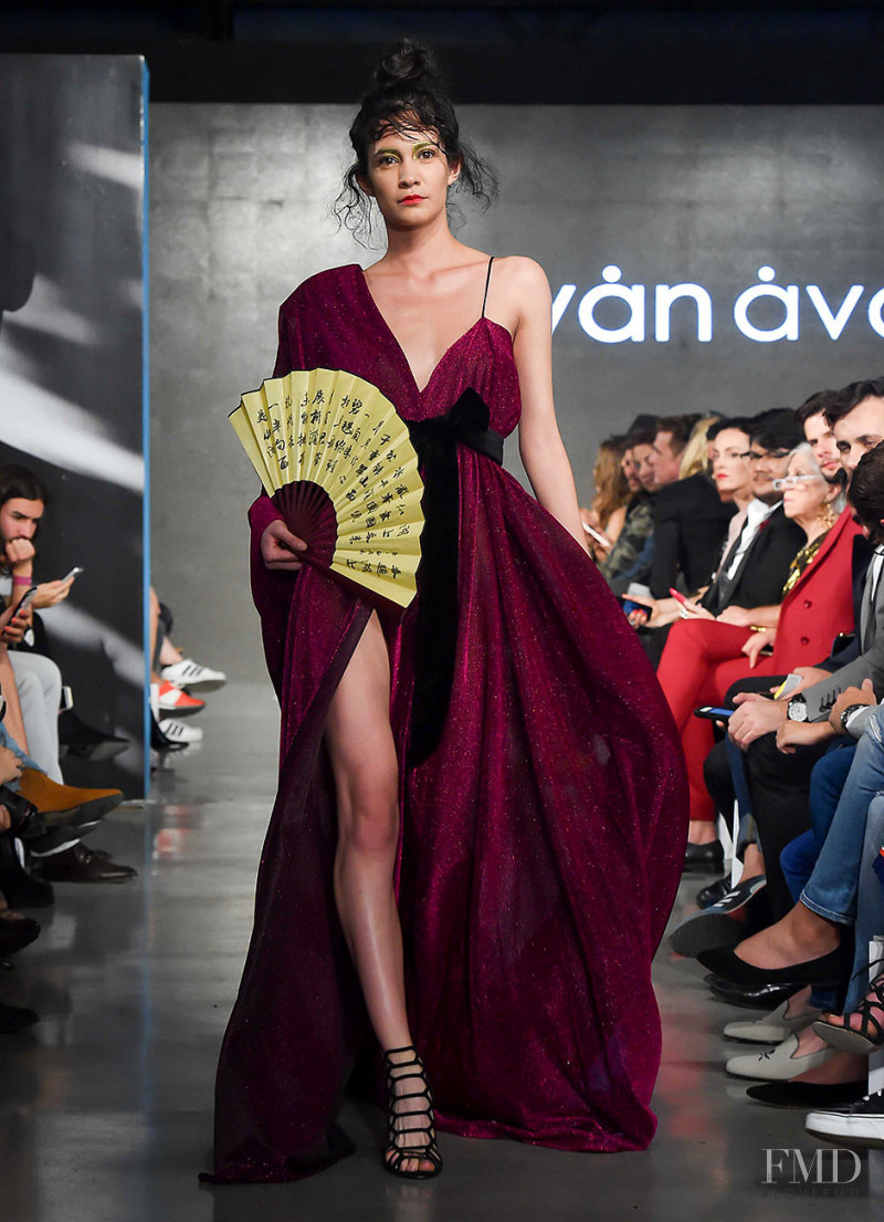 Paulina Rojo featured in  the Ivan Avalos fashion show for Spring/Summer 2017
