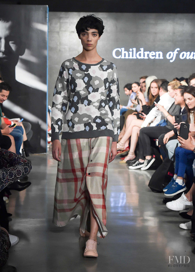 Daniela Dominique featured in  the Children of Our Town fashion show for Spring/Summer 2017