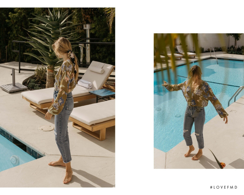 Nibar Madar featured in  the Amuse Society Summer Solstice lookbook for Summer 2020