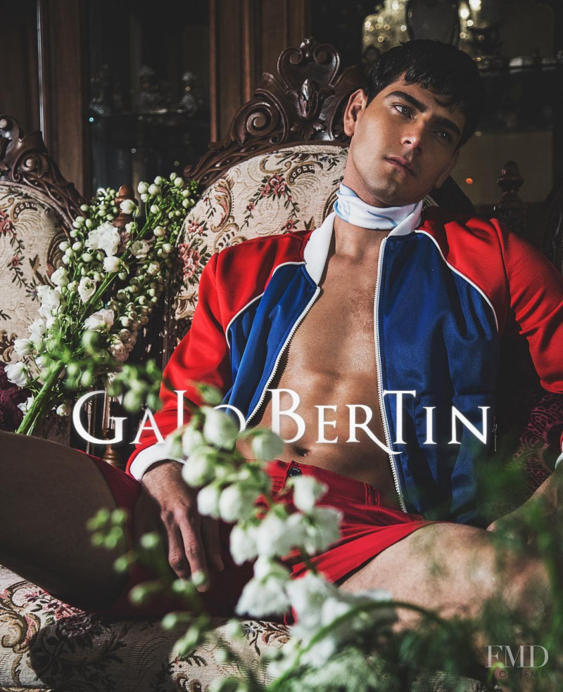 Rafael Sanchez featured in  the Galo Bertin advertisement for Spring/Summer 2019