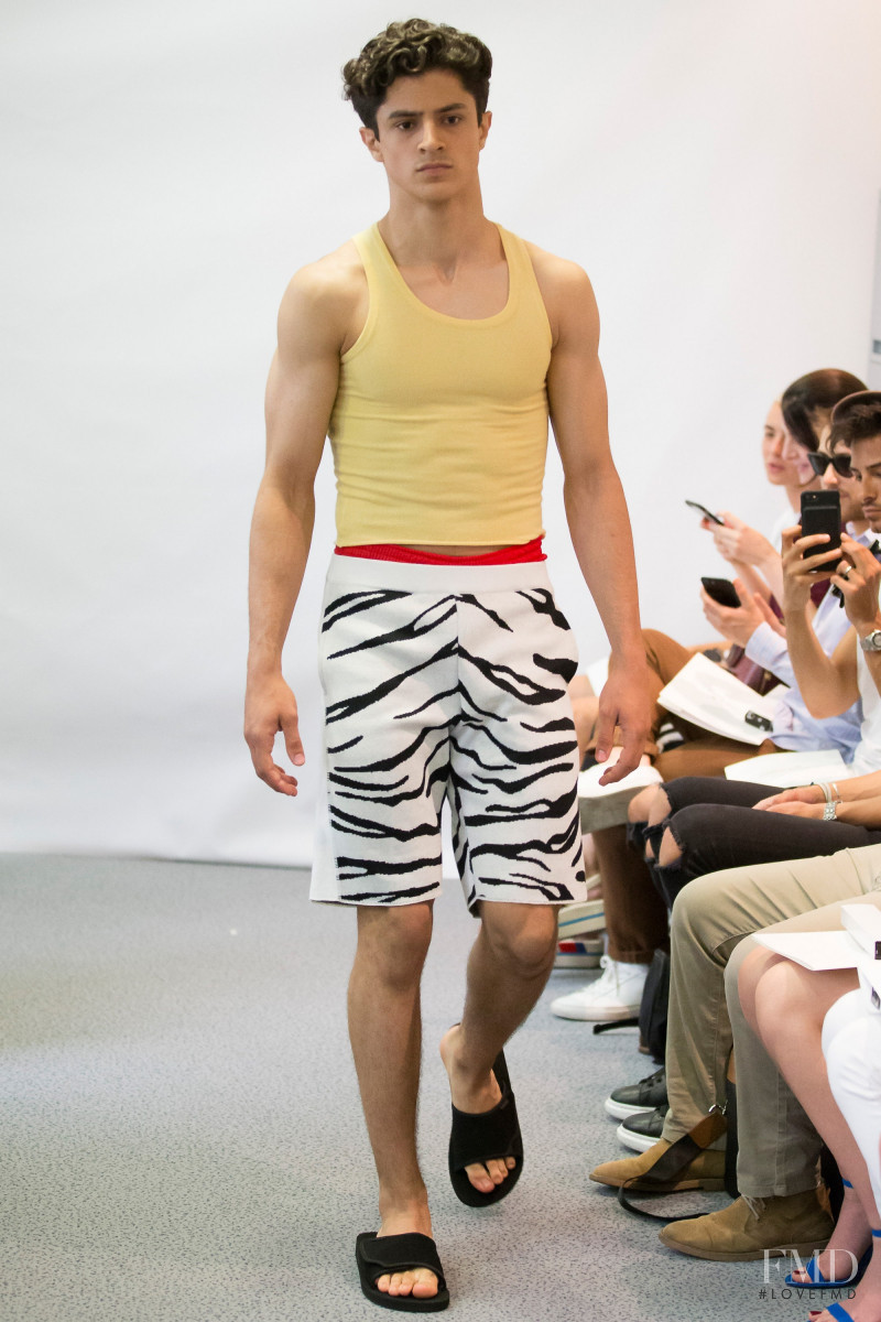 Cyrus Amini featured in  the Lucien Pellat Finet fashion show for Spring/Summer 2018