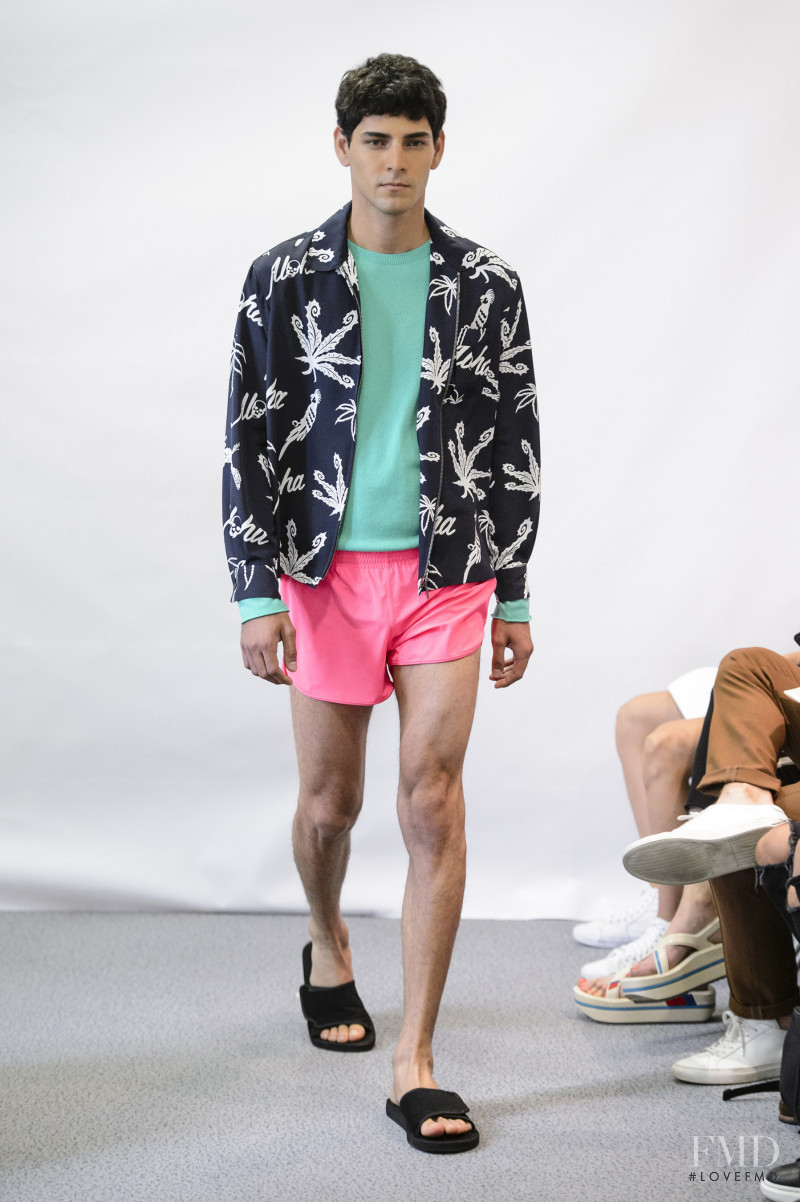 Rafael Sanchez featured in  the Lucien Pellat Finet fashion show for Spring/Summer 2018