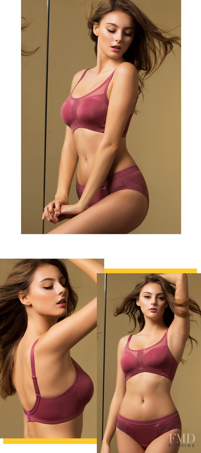 Marina Bondarko featured in  the Wonderbra lookbook for Autumn/Winter 2019