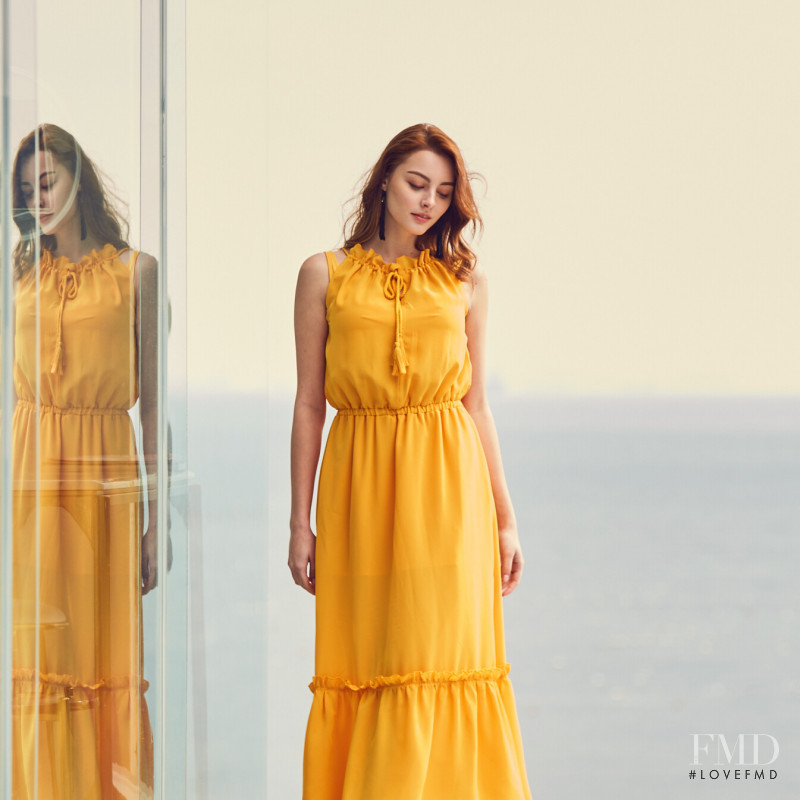 Marina Bondarko featured in  the Elle Swimwear catalogue for Spring/Summer 2020