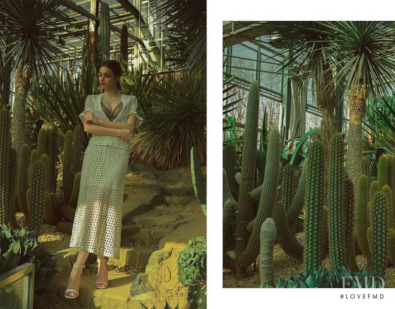 Marina Bondarko featured in  the Chanty lookbook for Spring/Summer 2020