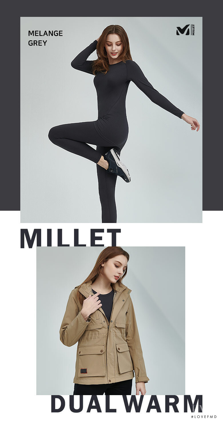 Marina Bondarko featured in  the Millet lookbook for Spring/Summer 2020