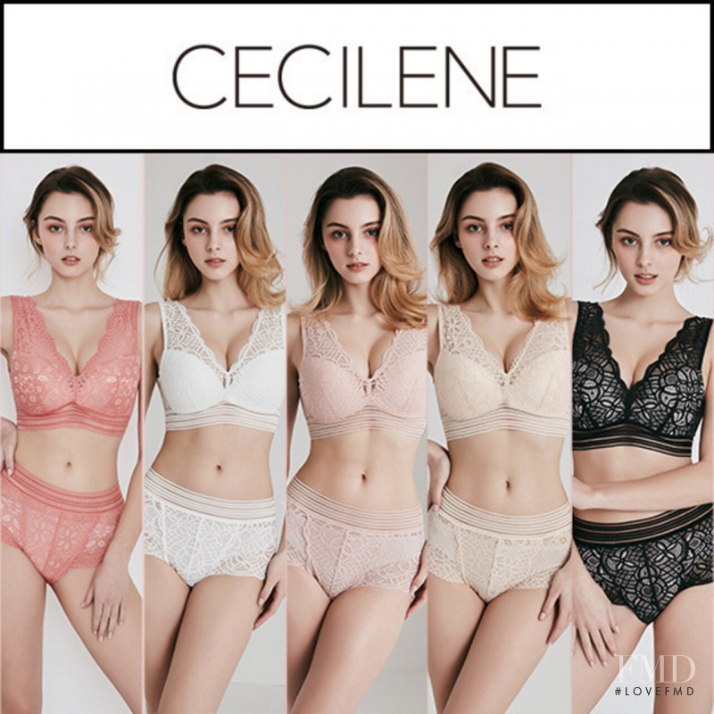 Marina Bondarko featured in  the Cecilene lookbook for Spring/Summer 2019