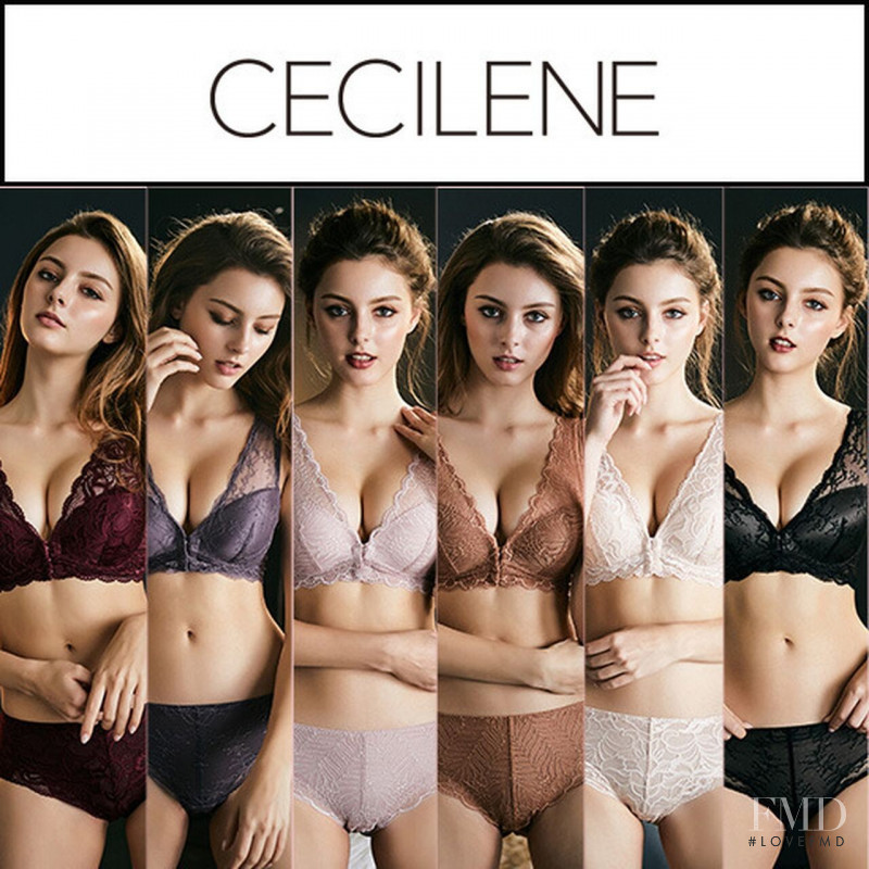 Marina Bondarko featured in  the Cecilene lookbook for Spring/Summer 2019