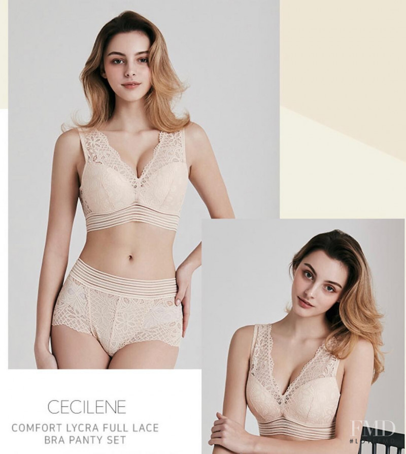 Marina Bondarko featured in  the Cecilene lookbook for Spring/Summer 2019