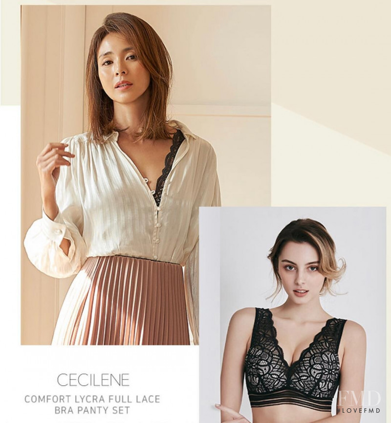 Marina Bondarko featured in  the Cecilene lookbook for Spring/Summer 2019