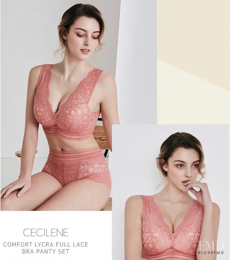 Marina Bondarko featured in  the Cecilene lookbook for Spring/Summer 2019