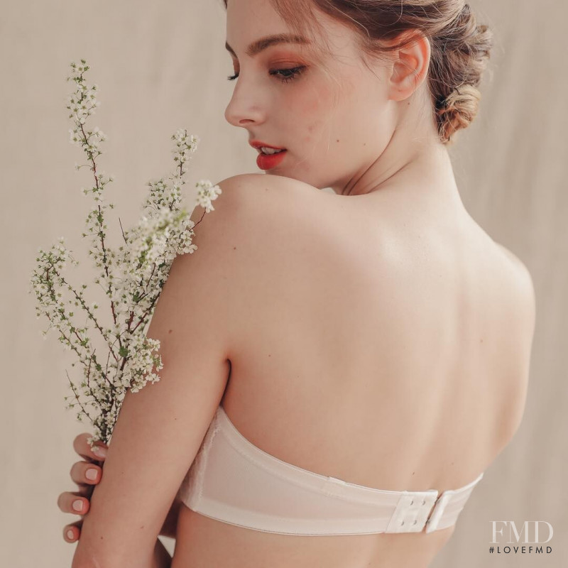 Marina Bondarko featured in  the Sonnet Bride lookbook for Summer 2019