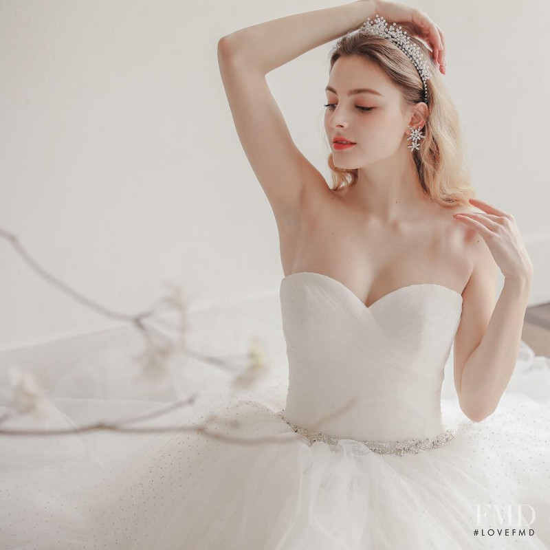 Marina Bondarko featured in  the Sonnet Bride lookbook for Summer 2019