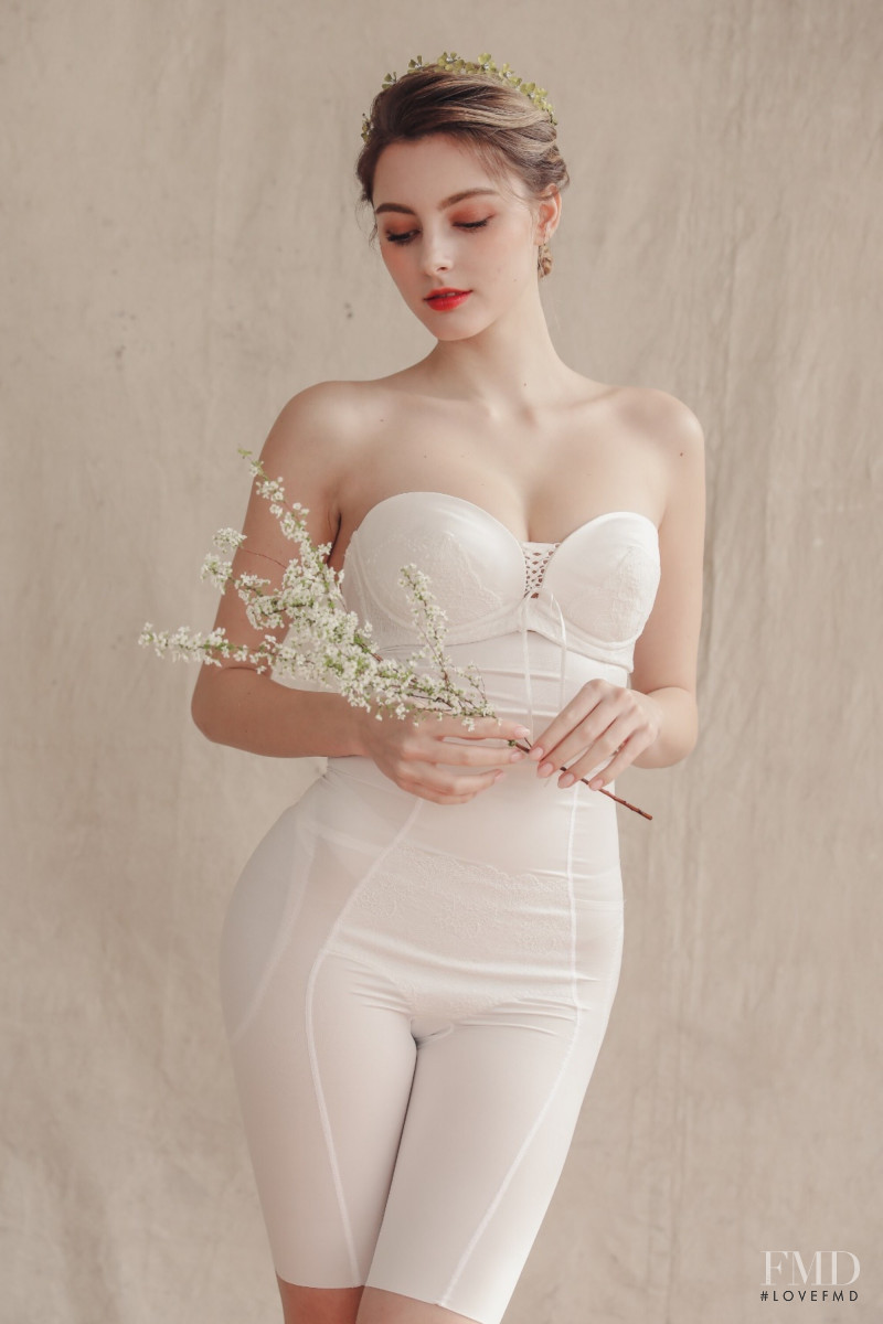 Marina Bondarko featured in  the Sonnet Bride lookbook for Summer 2019