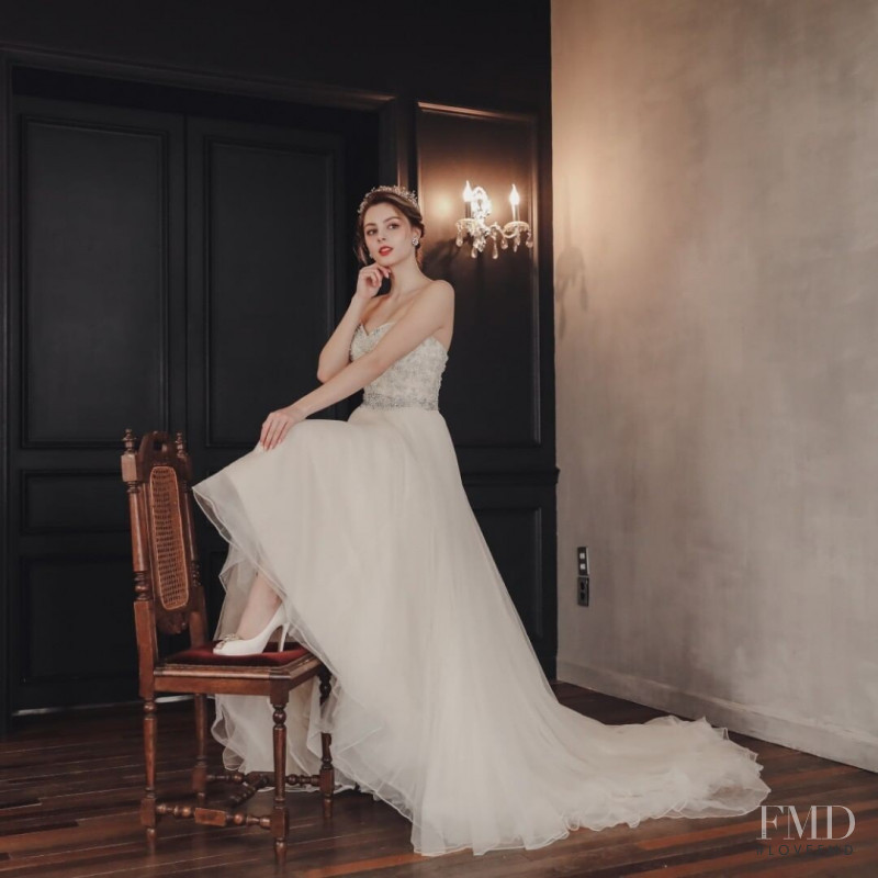 Marina Bondarko featured in  the Sonnet Bride lookbook for Summer 2019