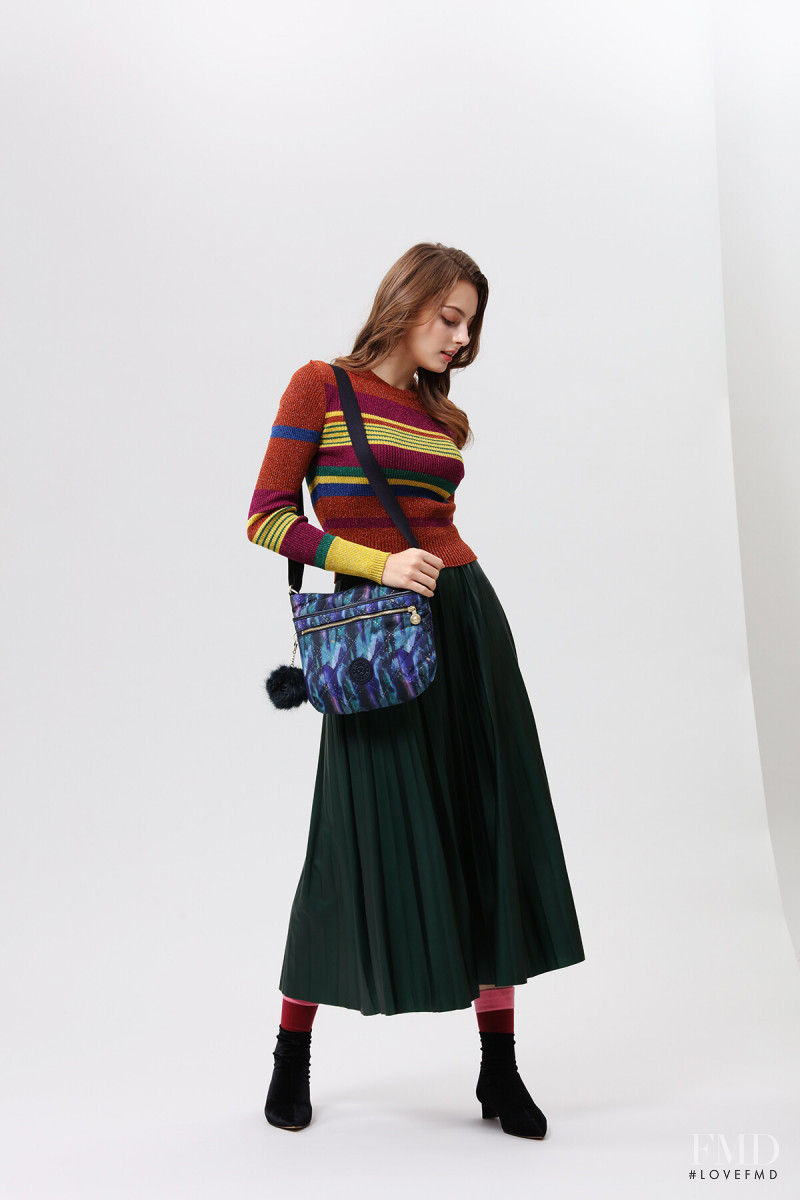 Marina Bondarko featured in  the Kipling catalogue for Summer 2019