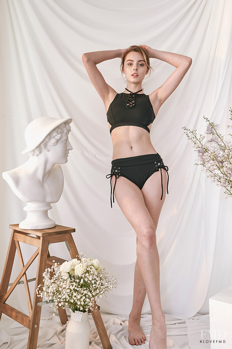 Marina Bondarko featured in  the Sognareby lookbook for Spring/Summer 2019