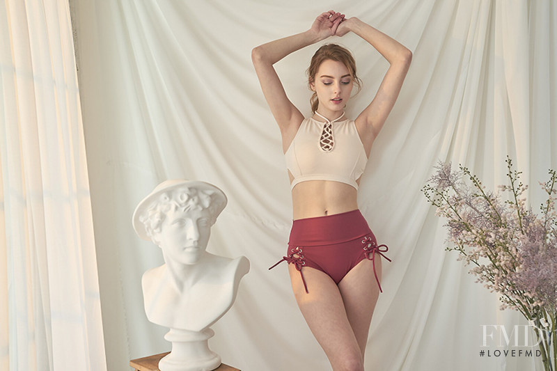 Marina Bondarko featured in  the Sognareby lookbook for Spring/Summer 2019