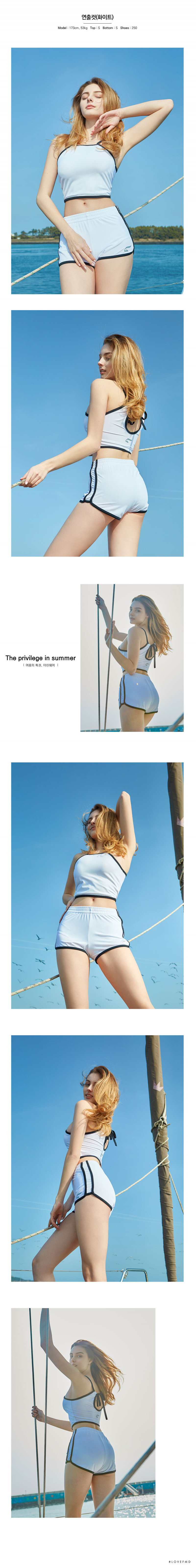 Marina Bondarko featured in  the Evan Chris lookbook for Spring/Summer 2019