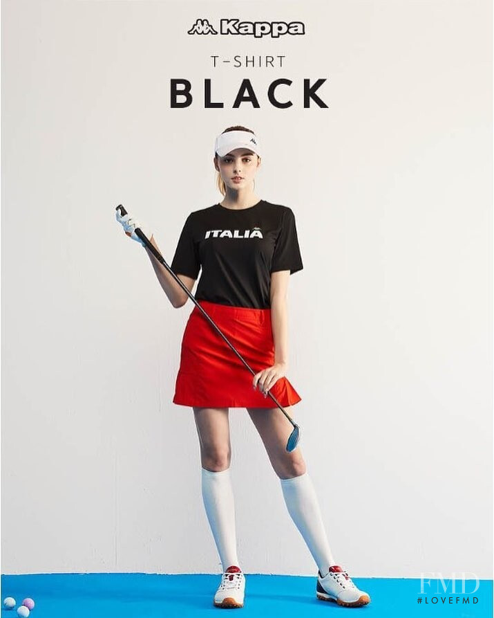 Marina Bondarko featured in  the Kappa lookbook for Spring/Summer 2019