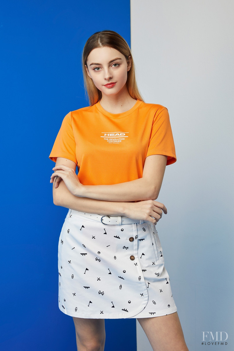 Marina Bondarko featured in  the Head lookbook for Spring/Summer 2019