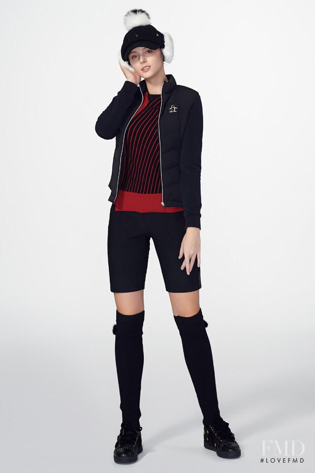 Marina Bondarko featured in  the Munsingwear lookbook for Spring/Summer 2020