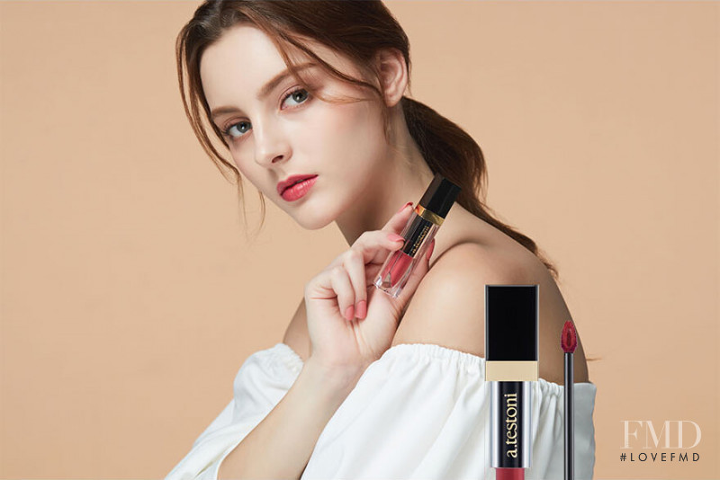 Marina Bondarko featured in  the a.testoni Beauty advertisement for Spring/Summer 2020