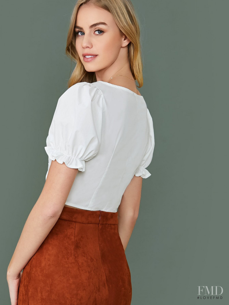 Emily Effy Harvard featured in  the Shein catalogue for Spring/Summer 2020